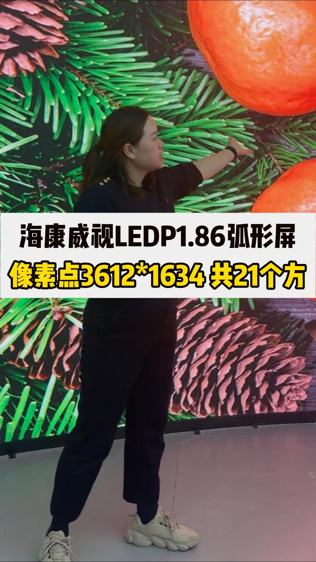 海康威視LED弧形屏